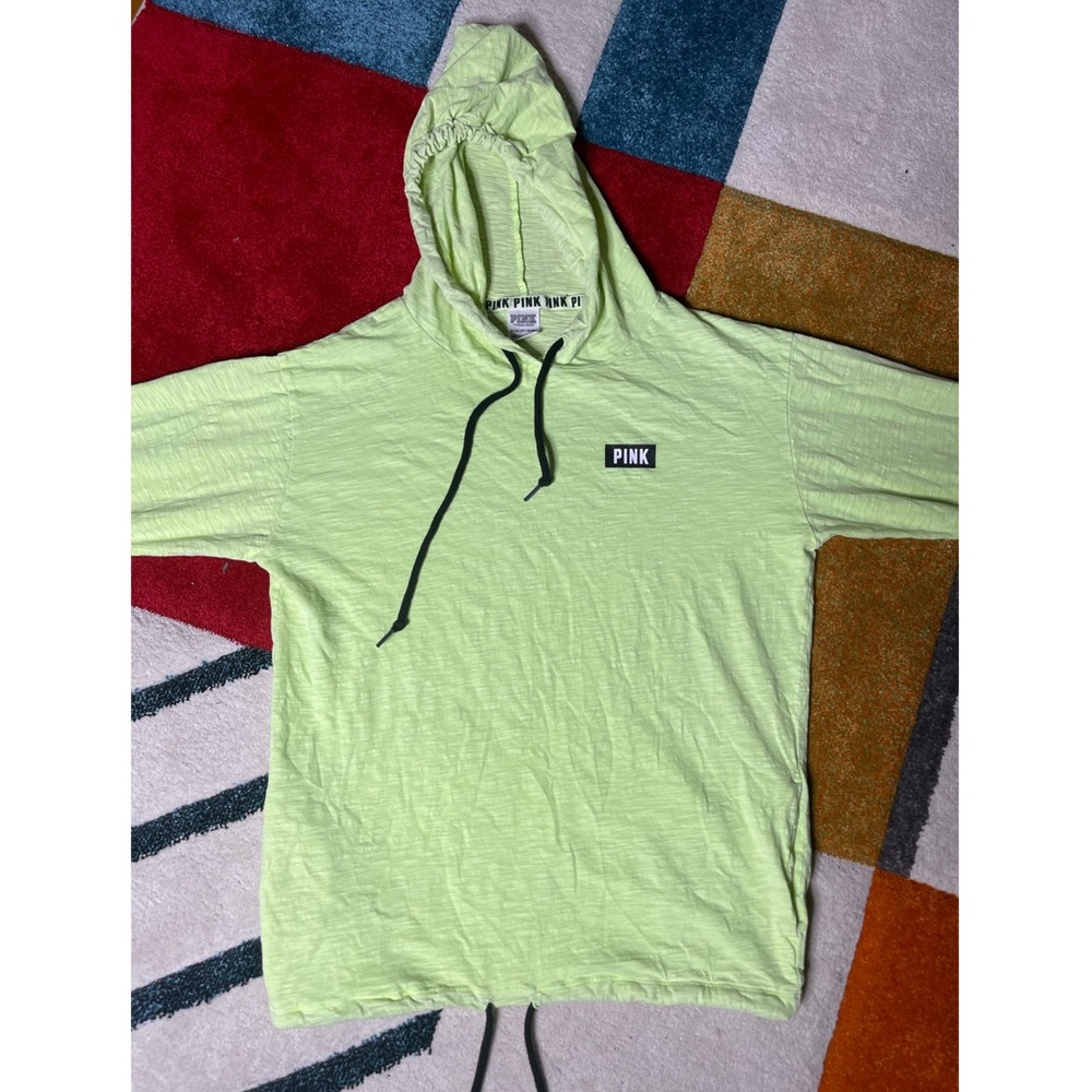 PINK Victoria’s Secret Neon Green Hoodie